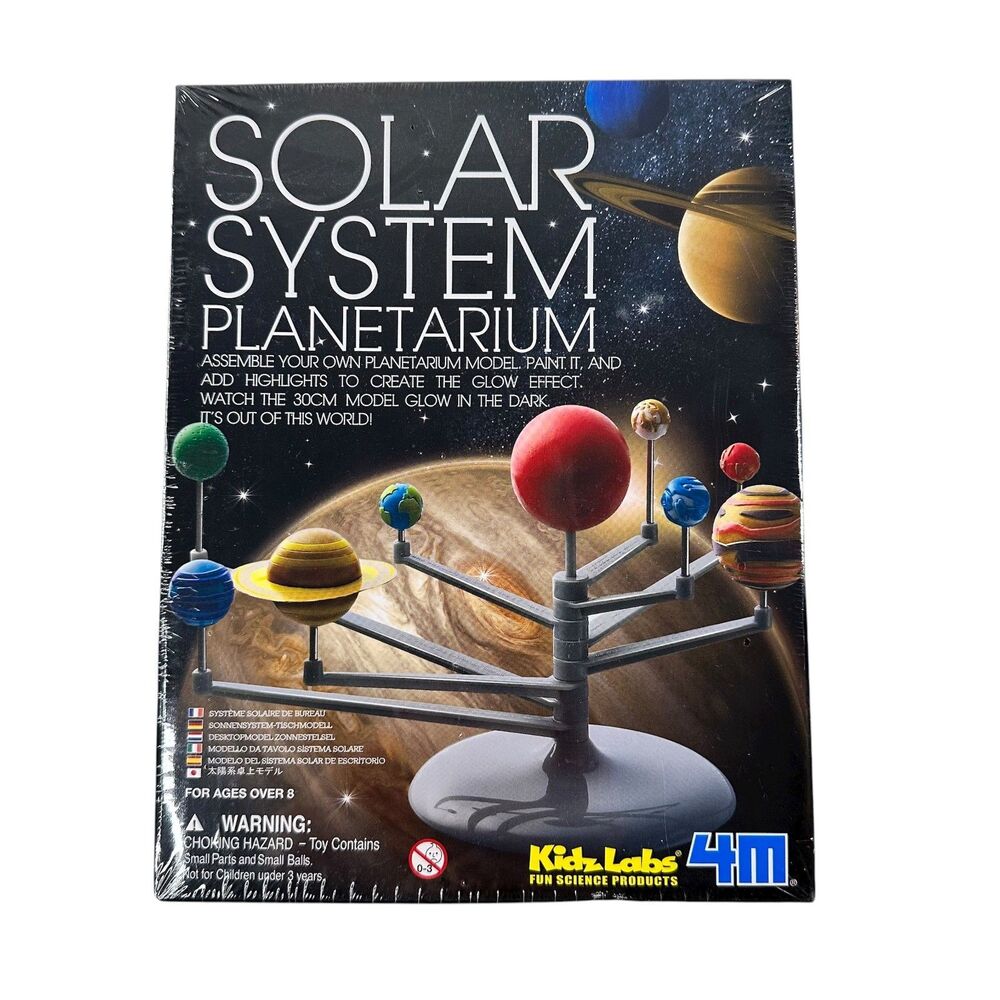 4M KidzLabs Solar System Planetarium Model Kit NEW Sealed STEM Science Toy Gift